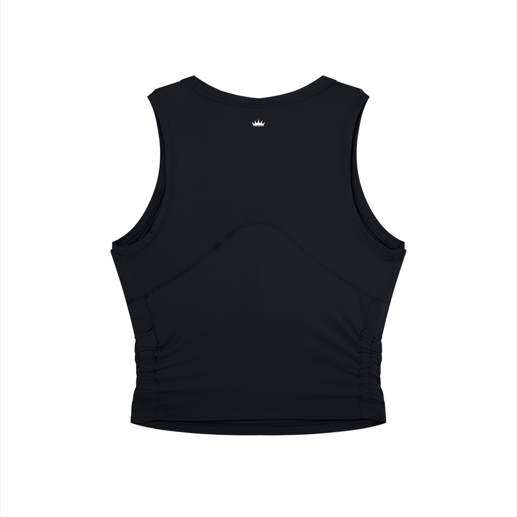 CROWNED CROPPED YOGA TANK