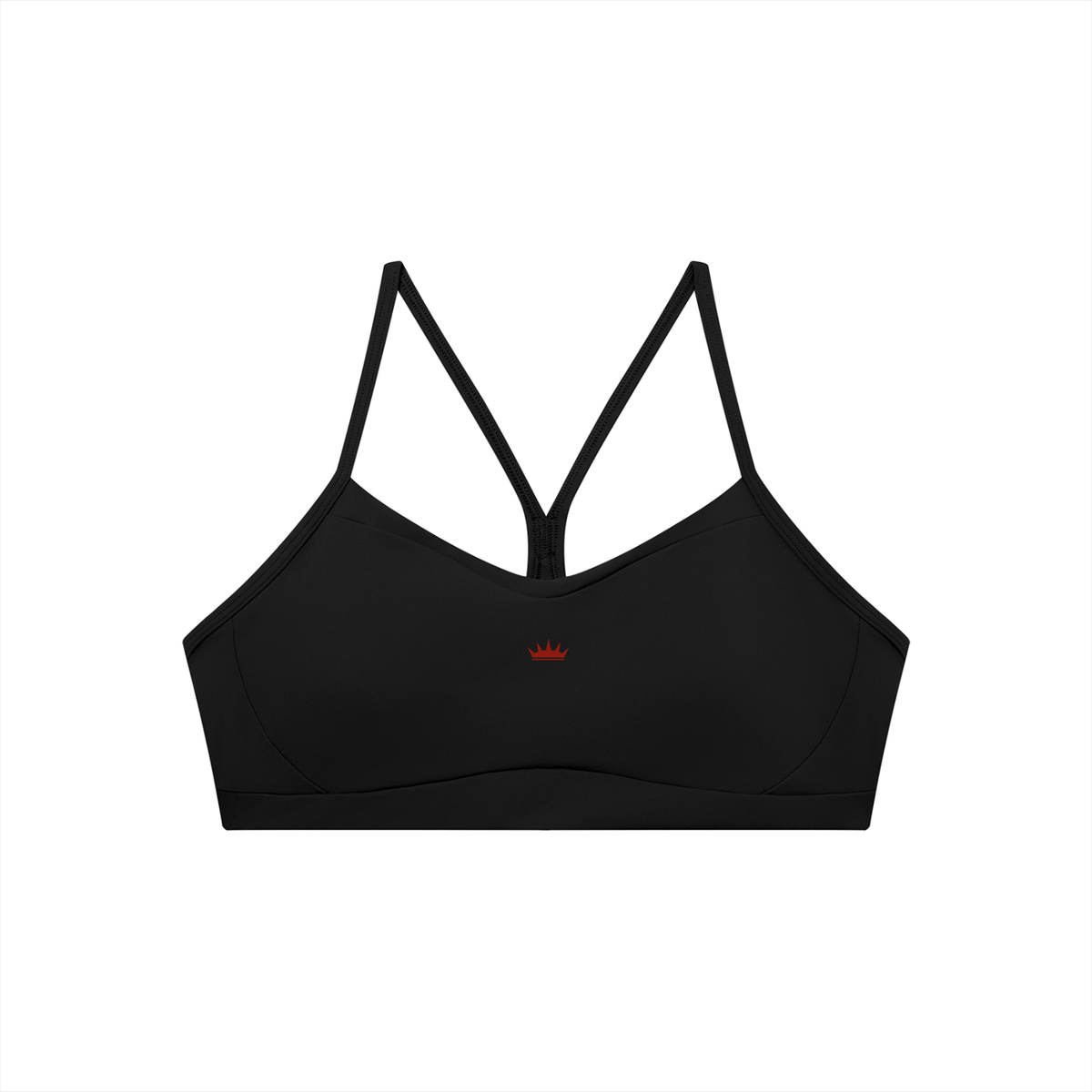 CROWNED CROPPED SPORTS BRA