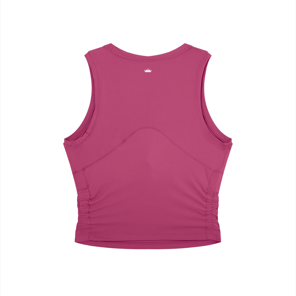 CROWNED CROPPED YOGA TANK
