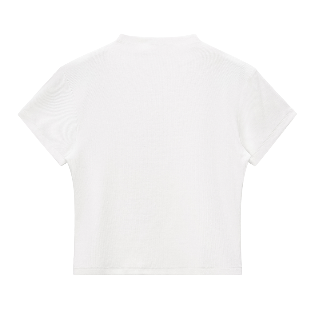SLIM FIT MOCK T SHIRT