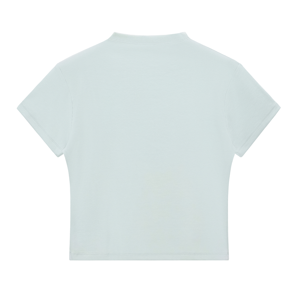 SLIM FIT MOCK T SHIRT