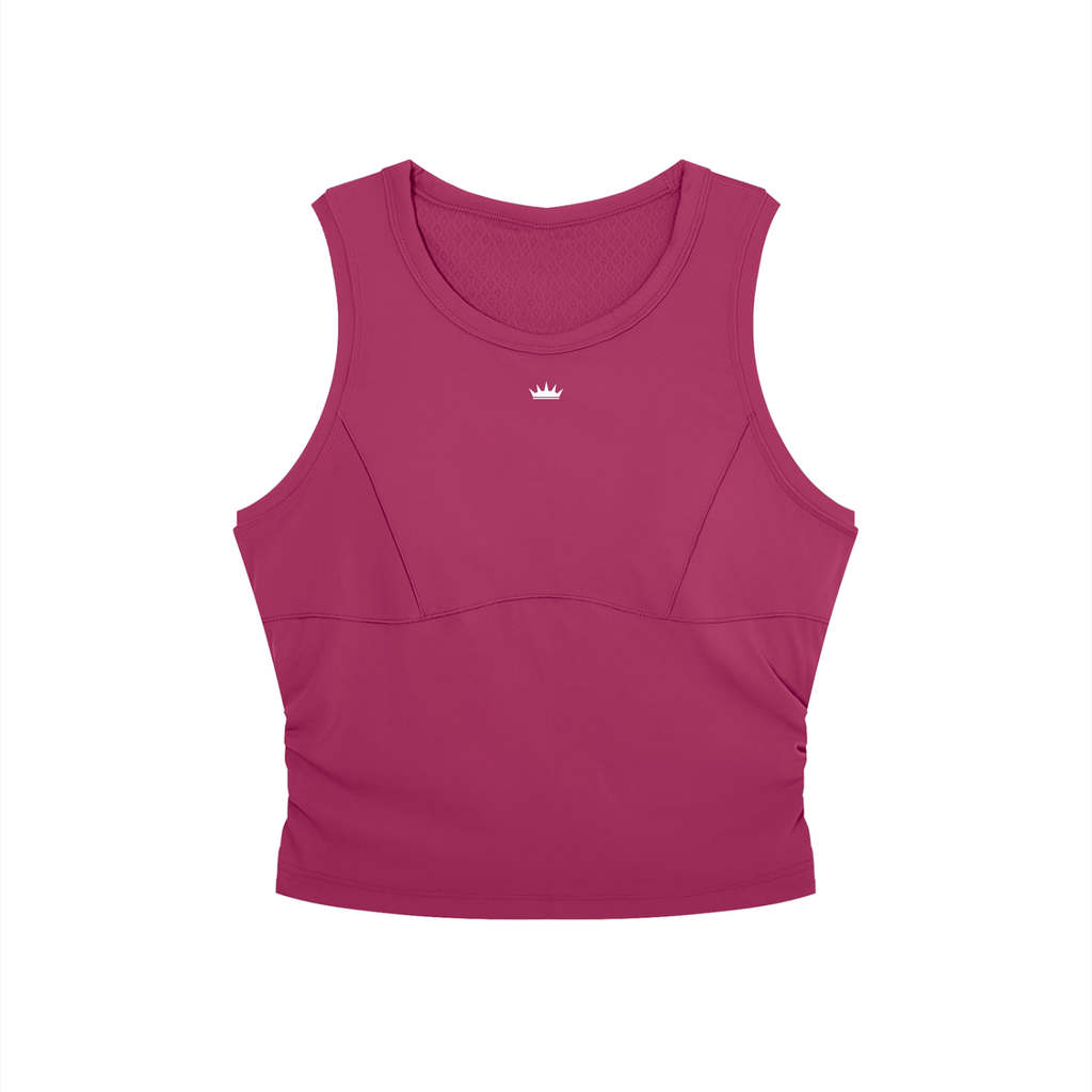 CROWNED CROPPED YOGA TANK